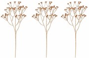 Gypsophila ágak virágokkal, 3 db, arany, 63 cm