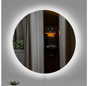 Asir LED Fali tükör háttérvilágítással ROUND átm. 60 cm fehér AS1828