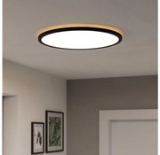 Eglo 901465-LED RGBW Dimmelhető fürdőszobai lámpa ROVITO-Z 16,8W/230V átm. 50cm IP44 fekete