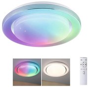 Paulmann 70547 - LED RGBW/38,5W Dimmelhető mennyezeti lámpa RAINBOW 230V + távirányító