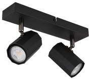 Globo 57918-2B - Spotlámpa JAMES 2xGU10/25W/230V fekete