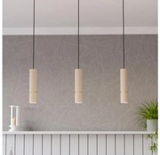 Eglo 901152 - LED Csillár zsinóron CAMINIA 3xGU10/5W/230V 3000K bézs