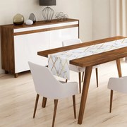 Asztali futó 40x130 cm Geometry Marble – Minimalist Cushion Covers