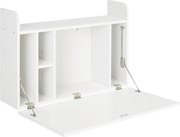 HOMCOM Fali Hajtogatható Íróasztal Polc - 77 x 20 x 51 cm | Aosom