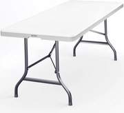 KAMIL összecsukható büféasztal, 76x183x74cm, fehér Casaria