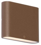 Modern kültéri fali lámpa rozsdabarna 11,5 cm LED-del IP65 - Batt