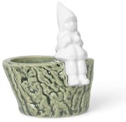 Christmas Tales karácsonyi porcelán és agyagkerámia gyertyatartó, hosszúság 8,5 cm - Kähler Design