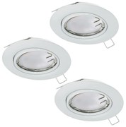 Eglo Peneto 94406 beépíthető, fix spotlámpa szett, 3x5W GU10 LED, 3000K, 3x400 lm