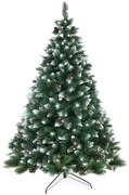 AmeliaHome karácsonyfa Fenyőfa fenyőtobozokkalLemmy, 120 cm, 120 cm