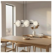 Kábelre függesztett csillár MODEL 6xG9/8W/230V fehér