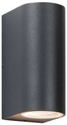 Zambelis E122 - Kültéri fali lámpa 2xGU10/15W/230V IP54 antracit