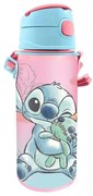 Disney Lilo és Stitch, A csillagkutya Cheeky alumínium szívószálas kulacs akasztóval 600 ml