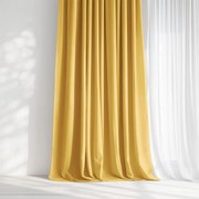Goldea marbella díszfüggöny - mézsárga 240x135 cm