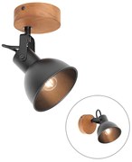 Ipari reflektor fekete fával, dönthető - Tommy