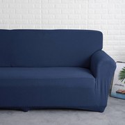 KanapéHuzat (enyhén vízlep., 3 személyes, sötétkék)