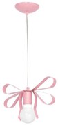 Gyerek csillár NELA 1xE27/60W/230V világos rózsaszín