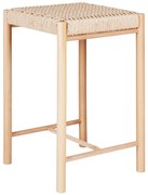 Abano bárszék, natúr, fonott ülőfelület