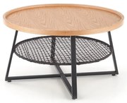 Florence dohányzóasztal, tölgy / fekete