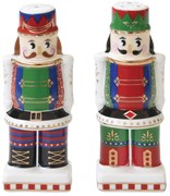 Diótörő formájú porcelán só-borsszóró szett Nutcrackers