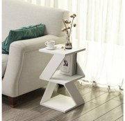 Kisasztal ALBENI 50x30 cm fehér