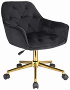 Irodai forgószék LARGO - fekete/arany