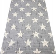 Szürke Szőnyeg Csillagokkal Fantastik 160x225cm