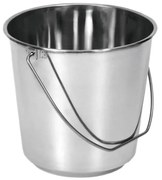 Orion Rozsdamentes acél vödör fogantyúval A 8 l, 8 l