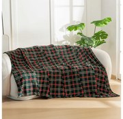 Mikroplüss takaró GLENMOORE, zöld Méret: 160 x 200 cm