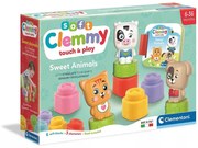 Állatos Clemmy puha játék szett Clementoni