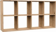 Malax 2x4 polc, tölgy