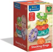 Színes piramis Stacking Rings építőjáték 5 db-os Clementoni