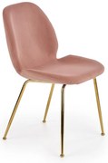 Angelika étkezőszék, rózsaszín / arany