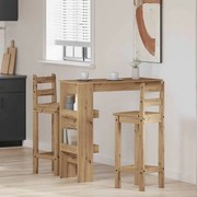 fali bárasztal Artisan tölgy 102x45x103,5 cm Gépelt fa