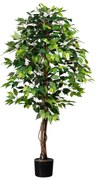 Művirág Ficus benjamin, 160 cm, zöld