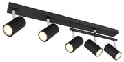Globo 57911-5B - spotlámpa ROBBY 5xGU10/35W/230V fekete