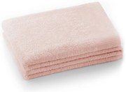 Világos rózsaszín frottír pamut fürdőlepedő 70x140 cm Amari – Restilo