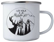 Bohemia Gifts Fém bögrés pohár - Az erdő hív, 350ml
