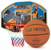 My Hood 304002 kosárlabda kosár szett táblával éslabdákkal, 2 db