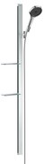 Hansgrohe Rainfinity, zuhanygarnitúra 130 3jet EcoSmart 9 l/min. 150 cm-es rúddal és szappanpolccal, króm, HAN-27674000