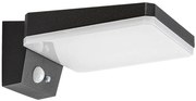 Rábalux Lasset 77078 mozgásérzékelős kültéri szolár falilámpa, 4,4W LED, 4000K, 200 lm,IP54