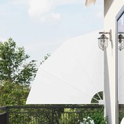 Erkély adatvédelmi képernyő Fehér 140 x 140 cm szövet