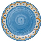 Világoskék porcelán tányér készlet 6 db-os ø 27 cm Tangeri blue – Villa Altachiara