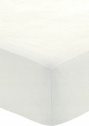 Gyapjú lepedő gumiszalaggal 90x200cm fehér