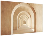 Kép - Bézs átjáró (90x60 cm)