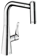 Hansgrohe M71, mosogató csaptelep M7116-H220 kihúzható spray-vel, sBOX, króm, HAN-73800000