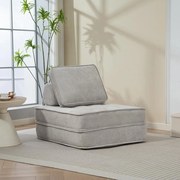 CALMERO kinyitható, multifunkciós kanapé – világosszürke