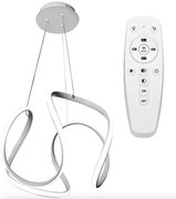 Elegáns, modern LED mennyezeti lámpa távirányítóval fehér