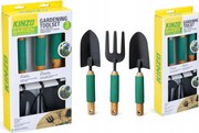 Kerti szerszám készlet 3db Lapát Gereblye Körmök Kinzo