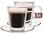 Maxxo "Lungo" 2 részes thermo pohár készlet, 220 ml