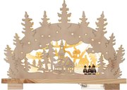 NEXOS Karácsonyi fényív 10 LED meleg fehér elem